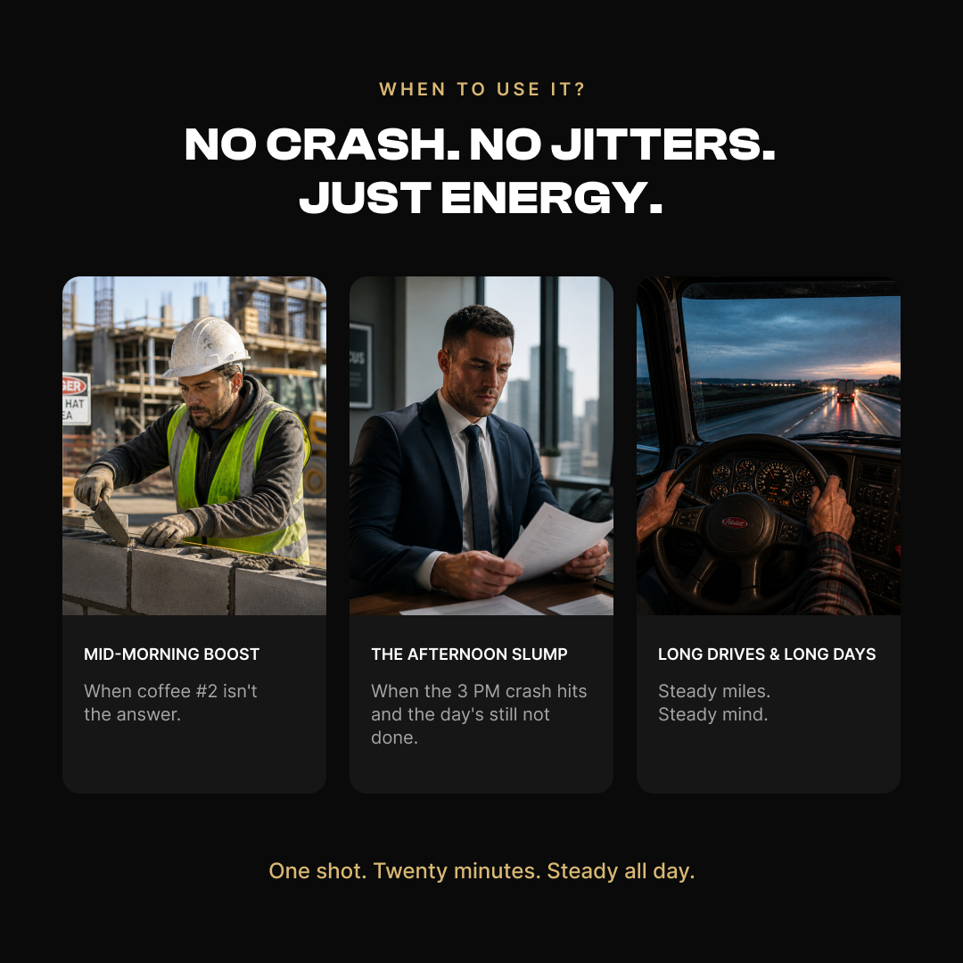 ENERGY + FOCUS SHOT