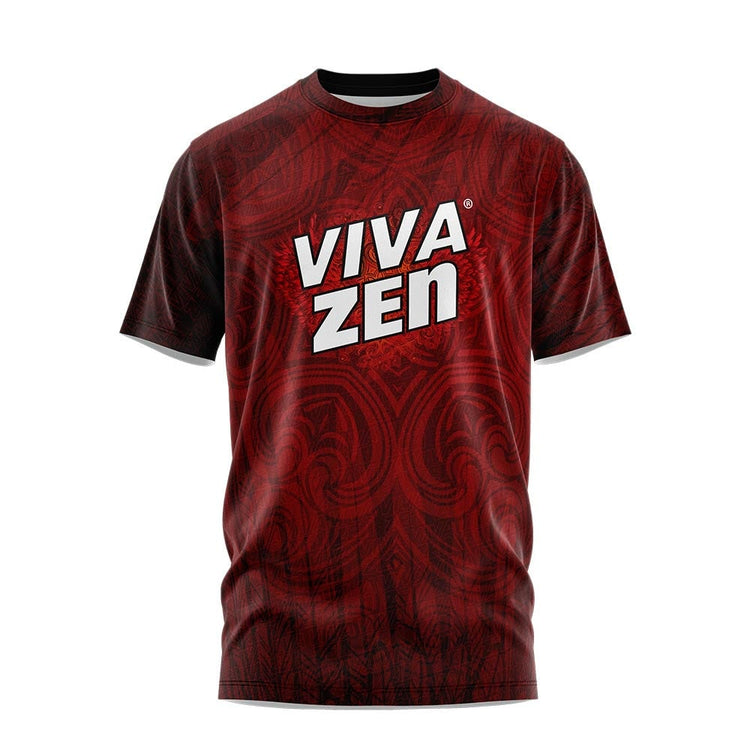 Vivazen T-Shirt Sublimated Red Back