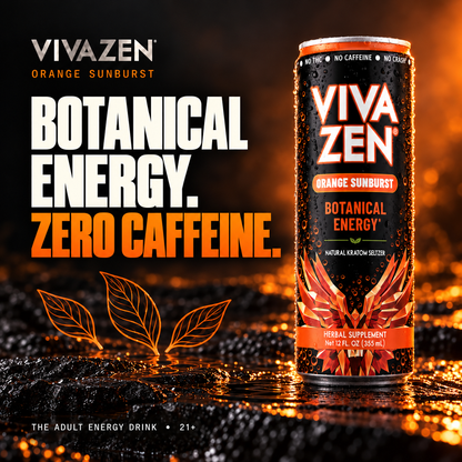 Botanical Energy Seltzer - Orange Sunburst
