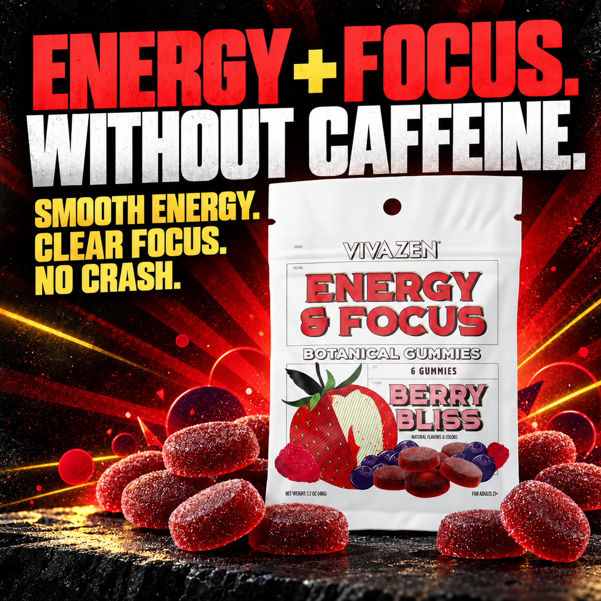 ENERGY + FOCUS GUMMIES