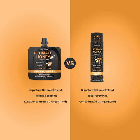 Vivazen Honey GO vs Honey Concentrate