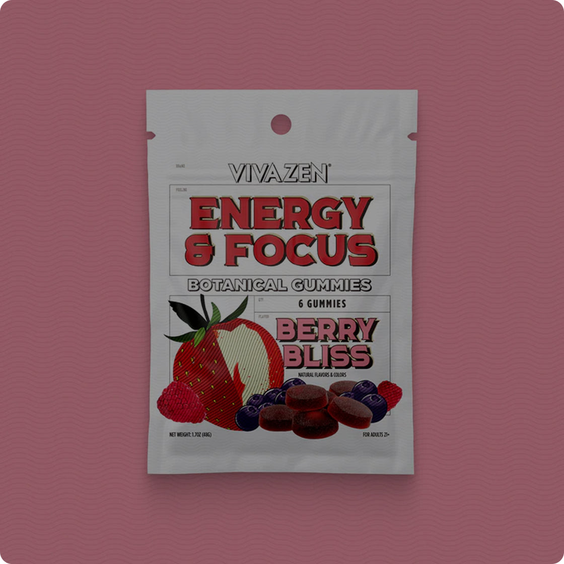 VIVAZEN® Energy + Focus Gummies | Caffeine-Free Energy - Vivazen®