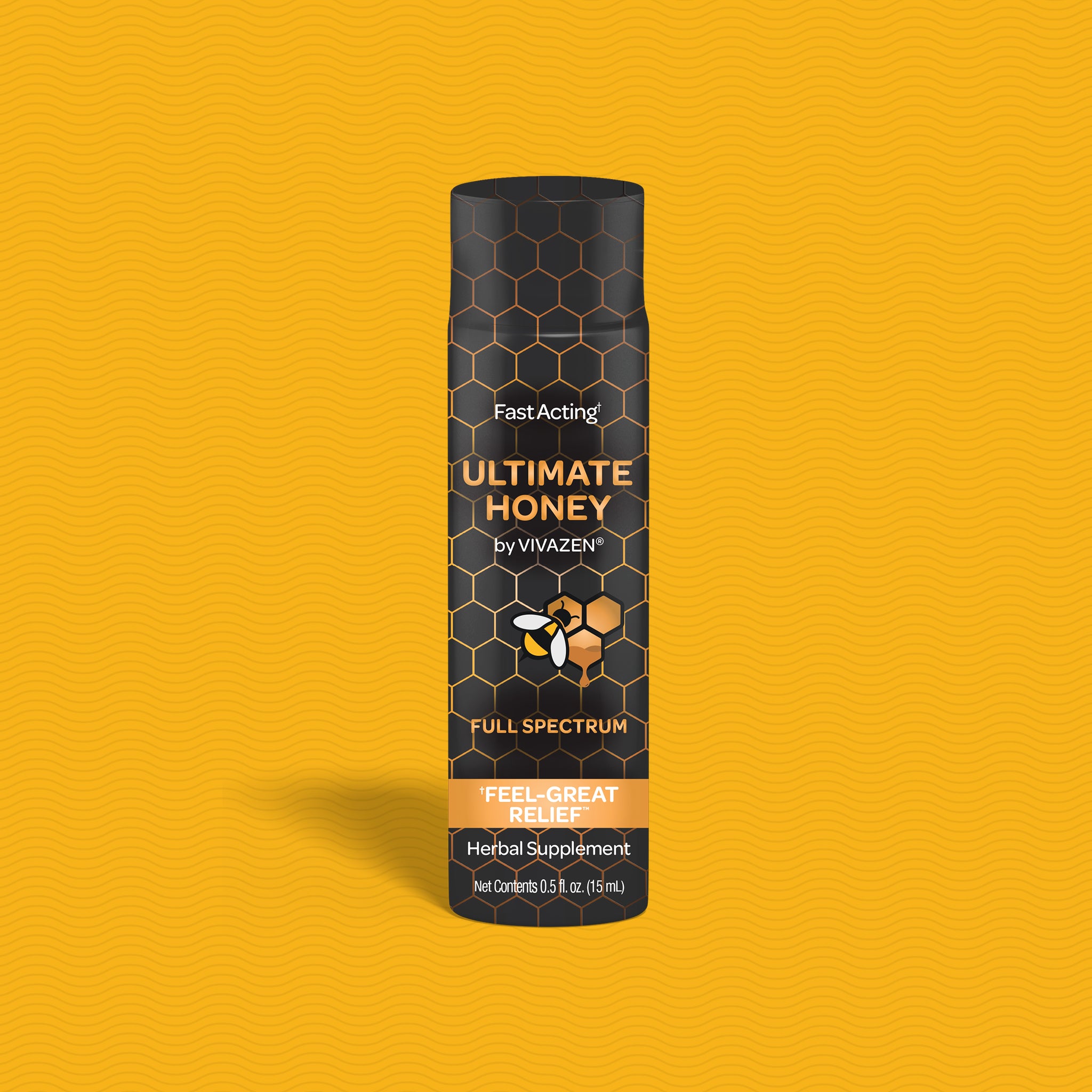 VIVAZEN® Ultimate Honey Bottle | Herbal Infused Honey for Energy