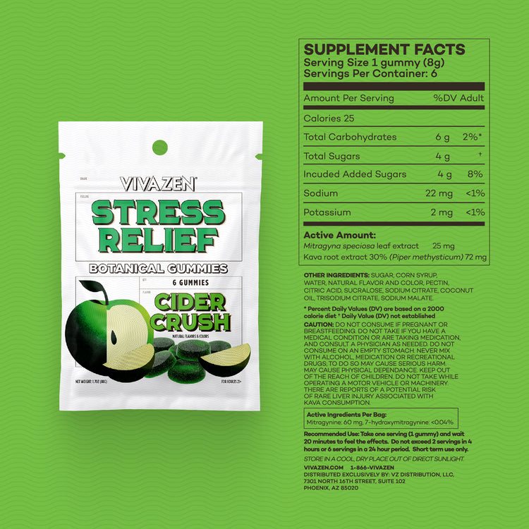 STRESS RELIEF* GUMMIES: CIDER CRUSH