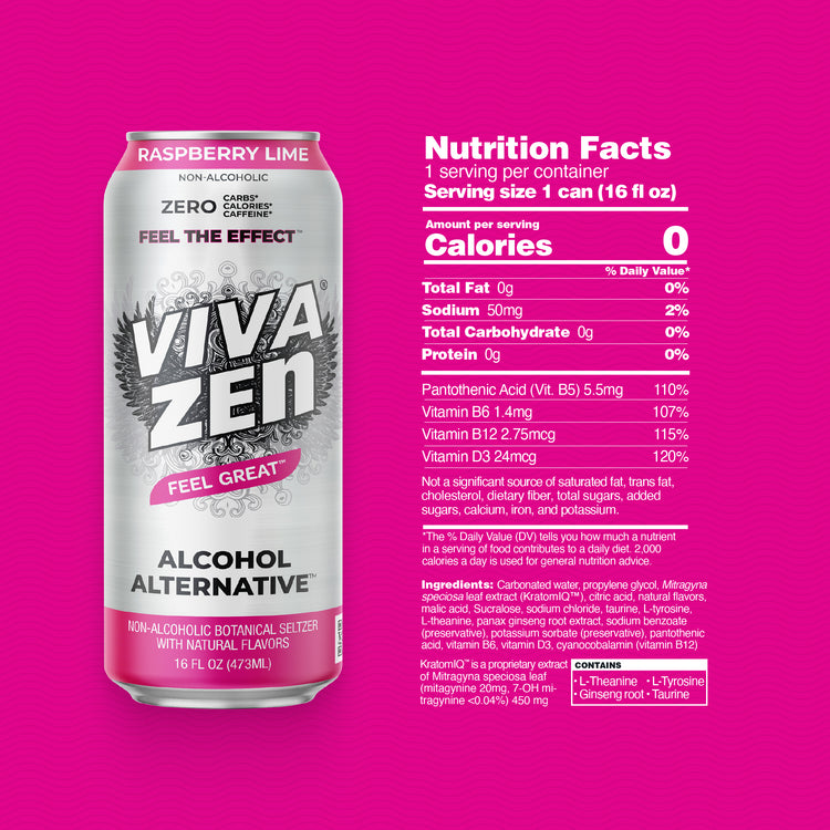 BOTANICAL SELTZER: RASPBERRY LIME